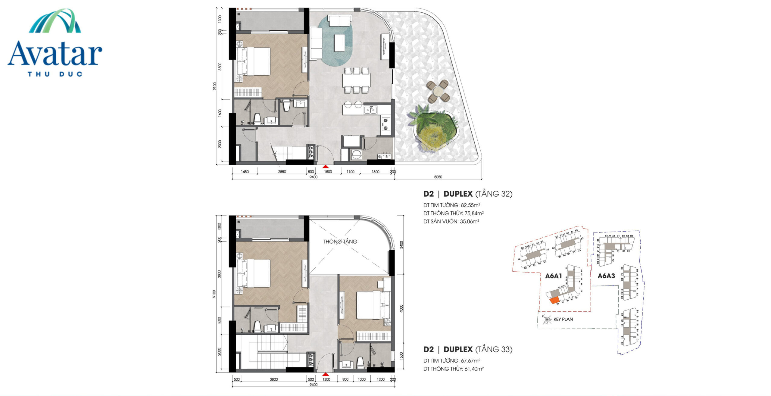 Thiết kế căn hộ Duplex Avatar Thủ Đức 1